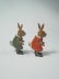画像2: アンティーク　ウサギのフィギュア　アンチモニー　1900〜1930s (2)