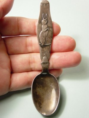 画像6: アンティーク　兔のスプーン　ノルウェー　1930〜1960s