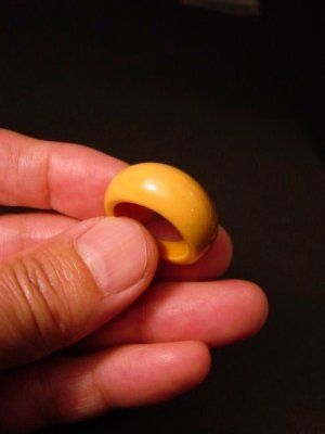 画像8: アンティーク　ベークライトの指輪　15号　1920〜1930s