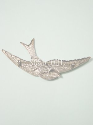 画像4: アンティークアクセサリー　ツバメのブローチ　1930〜1960s