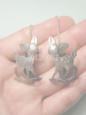 画像7: アンティークアクセサリー　バンビのビブクリップ　1930〜1960s