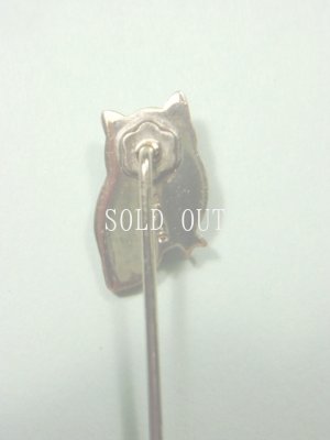 画像3: アンティークアクセサリー　フクロウのハットピン　1900〜1930s
