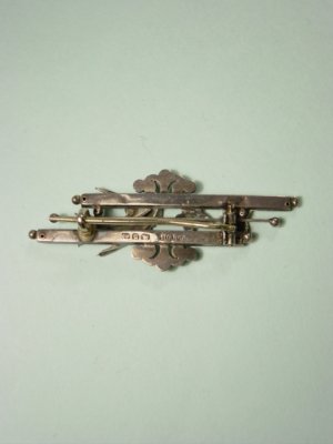 画像6: ビクトリアン　ツバメと植物のブローチ　1895年