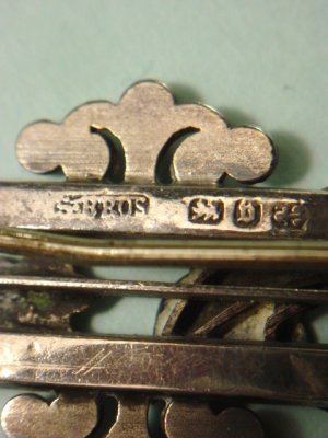 画像7: ビクトリアン　ツバメと植物のブローチ　1895年