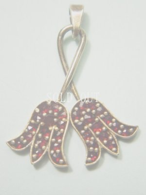 画像2: ビクトリア　ガーネットのペンダントトップ　1880〜1900s