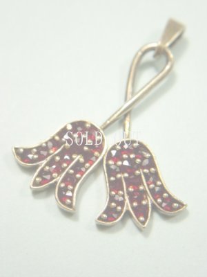 画像5: ビクトリア　ガーネットのペンダントトップ　1880〜1900s