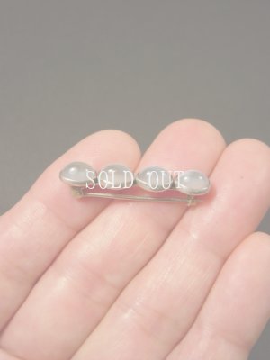 画像3: ムーンストーン　キャッツアイのブローチ　1930〜1960s