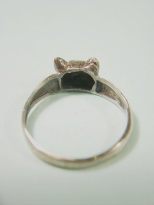 画像5: アンティークアクセサリー　猫の指輪　13号　1920〜1940s
