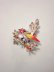 画像1: ヴィンテージアクセサリー　エナメルの鳥のブローチ　1950〜1970s (1)