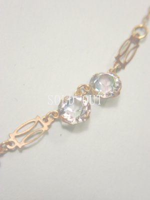 画像7: アンティークアクセサリー　アイリスガラスのネックレス　1920〜1940s