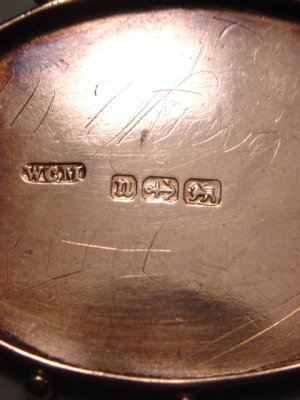 画像5: アンティークアクセサリー　シルバーのバラのブローチ　1887年