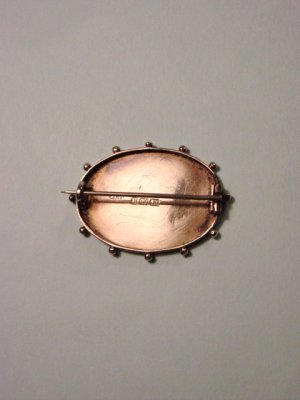 画像4: アンティークアクセサリー　シルバーのバラのブローチ　1887年