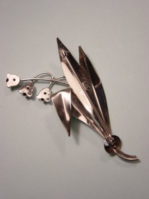 画像5: スズランのブローチ　1940〜1960s