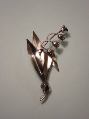 画像2: スズランのブローチ　1940〜1960s