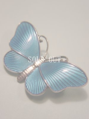 画像3: エナメルの蝶々のブローチ　ノルウェー　1950s