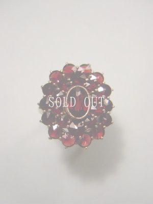 画像2: ガーネットの指輪　11号　1900〜1930s