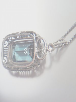 画像6: グリーントパーズのペンダント　1920〜1930s