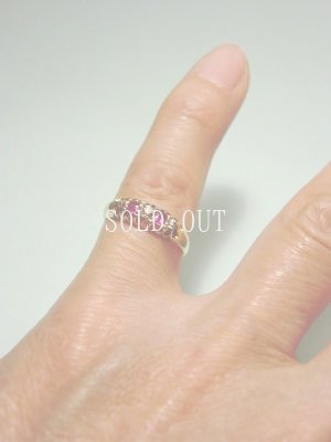 画像12: ルビーとダイアモンドの指輪　18k　12号　1880~1900s