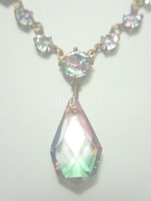 画像2: アイリスガラスのネックレス　1920〜1940s