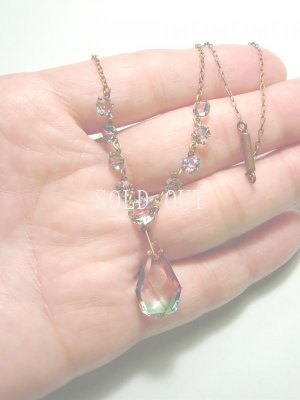 画像8: アイリスガラスのネックレス　1920〜1940s