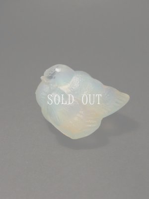画像6: SABINO　オパルセントガラスの小鳥の置物　1930s