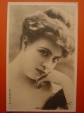  女優のポストカード　フランス　1900s　未使用