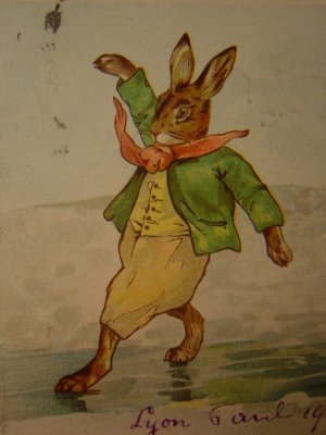 画像3: ウサギのポストカード　1903年