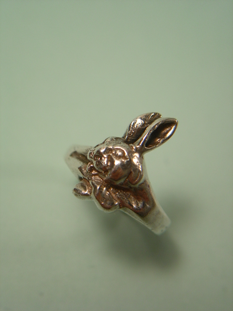 ウサギの指輪 シルバー - 昔物屋 園田
