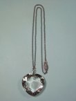 画像1: アンティーク　ハート型の水晶のネックレス　1930〜1960s