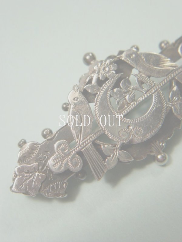 画像2: ビクトリア　梅とウグイスのブローチ　1891年