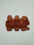 画像1: セルロイドの三猿のブローチ　1930s
