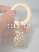 画像: アンティーク　猫のラトル