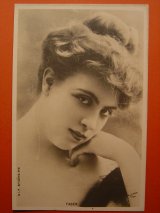 画像:  女優のポストカード　フランス　1900s　未使用