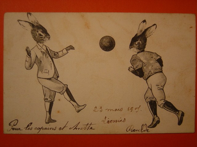 画像2: ウサギのポストカード　1905年
