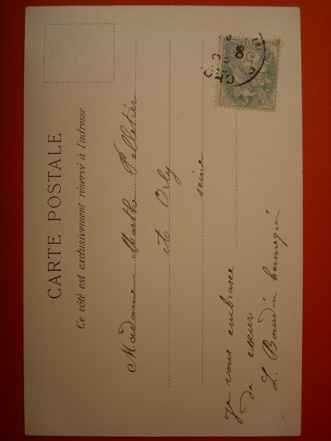 画像: 猫のポストカード(新婚生活)　フランス　1906年