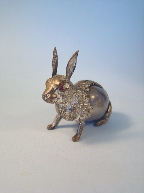 画像: アンティーク　ウサギのテープメジャー　1900〜1920s