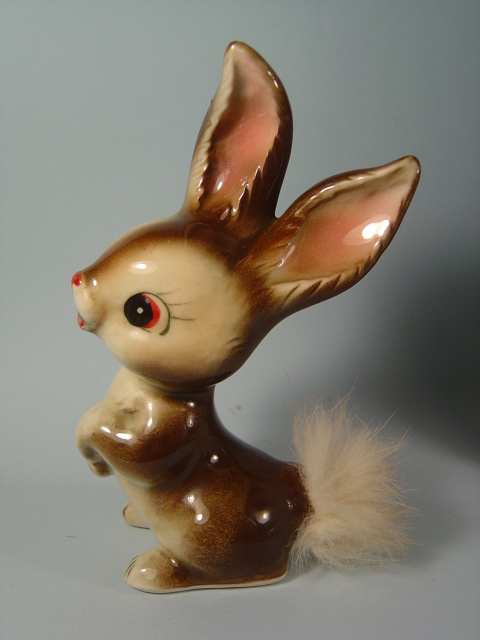画像: ウサギの置物　1940s