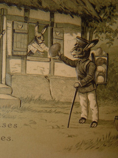 画像: ウサギのポストカード　1900s