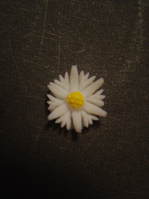 画像1: 白い花のカボション