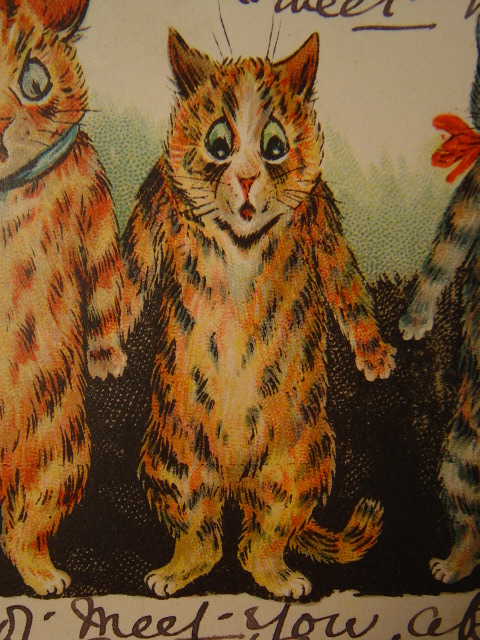 画像: ルイス・ウェイン　猫のポストカード　1903年