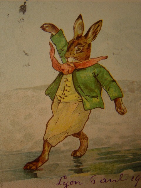 画像3: ウサギのポストカード　1903年