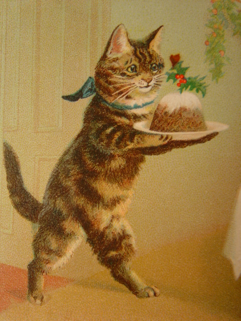 画像: 猫のポストカード　クリスマス　1900s