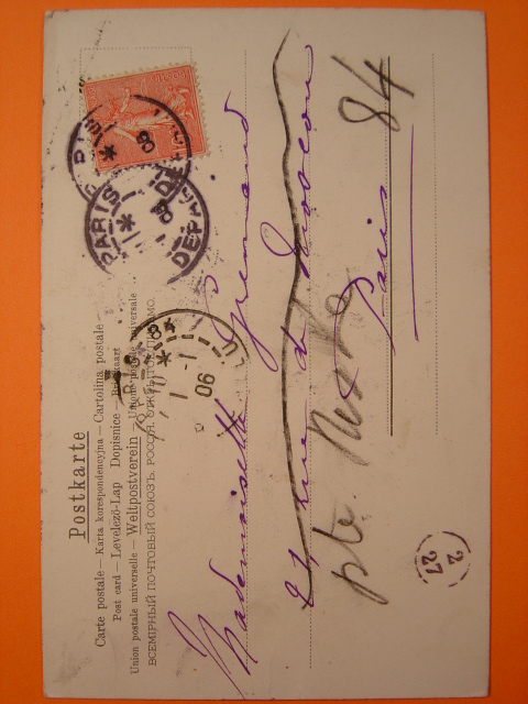 画像: 猫のポストカード　1906年
