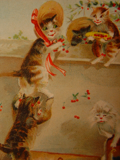 画像: 猫のポストカード　1906年