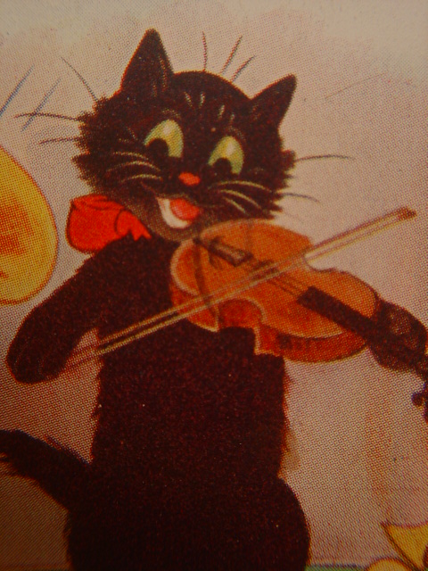 画像: 可愛い猫のポストカード　1935年 